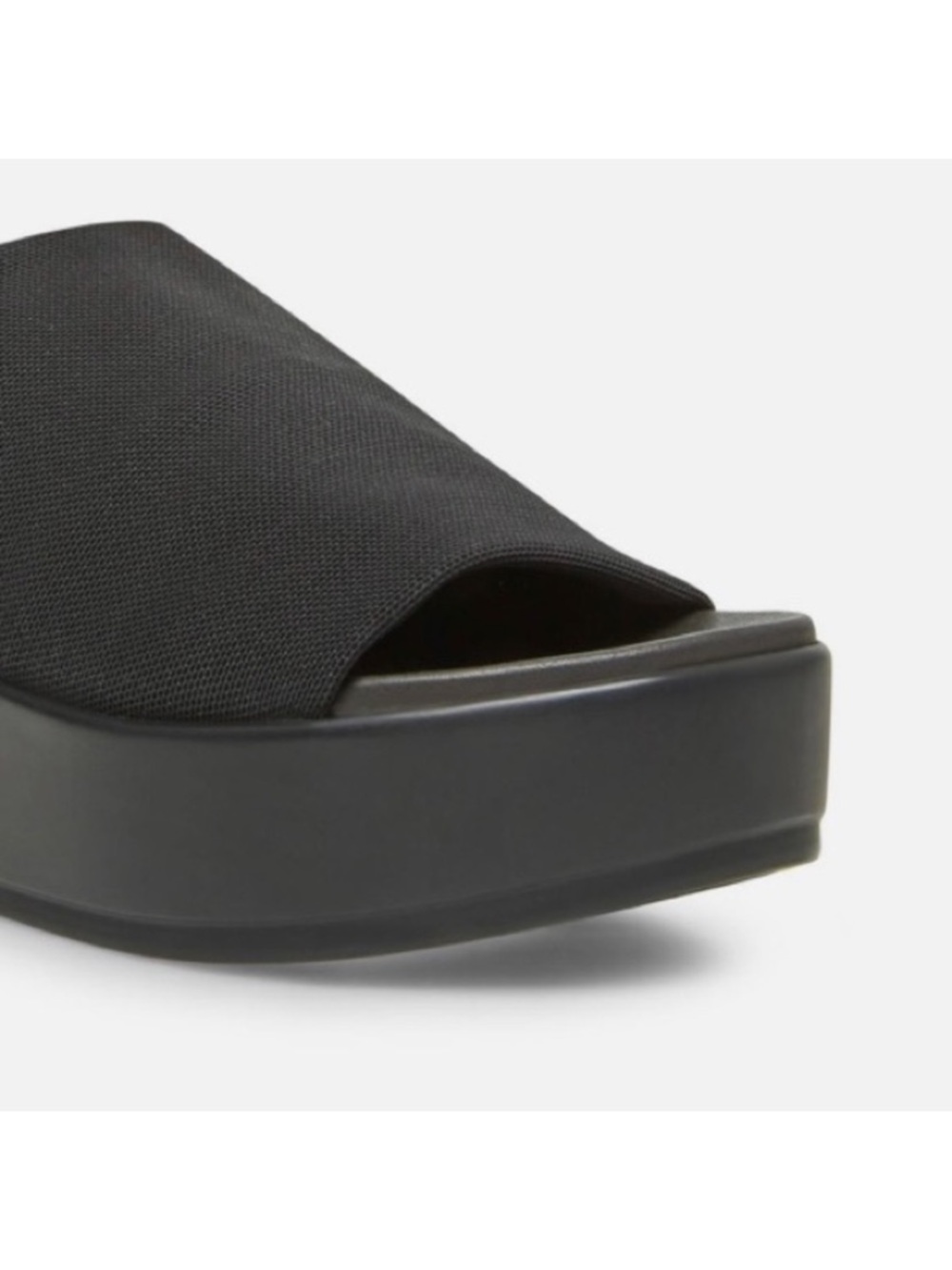Madden Girl Shelbie Wedge Platform Sandals Black Women’s Size 9 Mule Clogs Y2K - Picture 9 of 16